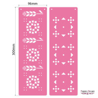 Трафарет багаторазовий XL (30х9, 6см), Бордюр №146