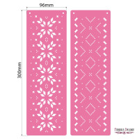 Трафарет багаторазовий XL (30х9, 6см), Бордюр №147