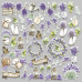 Набор высечек коллекция Lavender provence 54 шт