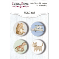 Скрапфишки набор 4шт Boho Baby Boy №588
