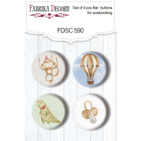 Скрапфишки набор 4шт Boho Baby Boy №590