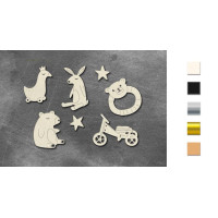 Набір чіпбордів Boho Baby 10х15 см №810 Чорний