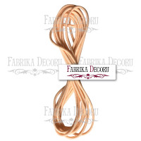 Резинка шляпна Кругла, 2 мм, Персикова