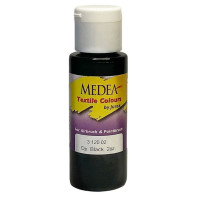 Краска текстильная Iwata Medea 3 120 02 Textile Black Opaque черная покровная, 56 мл