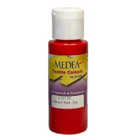 Фарба текстильна Iwata Medea 3 231 02 Textile Vibrant Red Opaque червона покривна, 56 мл