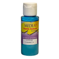 Краска текстильная Iwata Medea 3 273 02 Textile Torquoise Opaque бирюзовая покровная, 56 мл