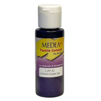 Краска текстильная Iwata Medea 3 281 02 Textile Vibrant Violet Opaque яркая фиалка покровная, 56 мл
