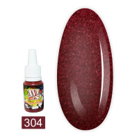 Краска для аэрографии JVR 696304/10/PEARL металлическая перламутрово-красная №304, 10 мл