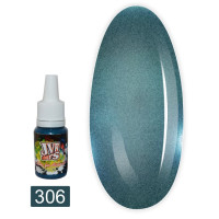 Краска для аэрографии JVR 696306/50/PEARL металлическая перламутровая морская волна №306, 50 мл