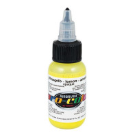 Фарба для аерографії непрозора лимонна 60001 Opaque Lemon Pro-color, 30 мл