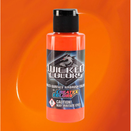 Краска для аэрографии Апельсин (Orange) Wicked Colors W004-02, 60 мл