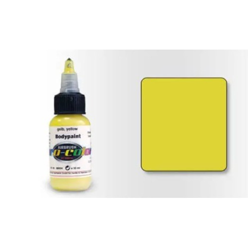 Аквагрим Pro-color 68004 yellow (желтый), 30мл