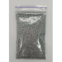 Глиттер для визажа и блеск-тату 23/10 гр серебро
