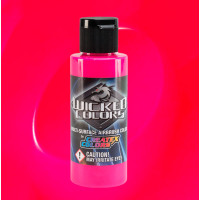 Фарба для аерографії Wicked Флуоресцентний Пурпуровий Fluorescent Magenta, 60 мл W029-02