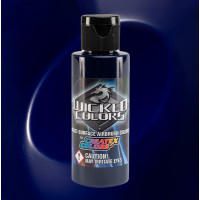 Краска для аэрографии Wicked Detail Полупрозрачный синий-фиолетовый (Blue Violet), 60 мл W057-02