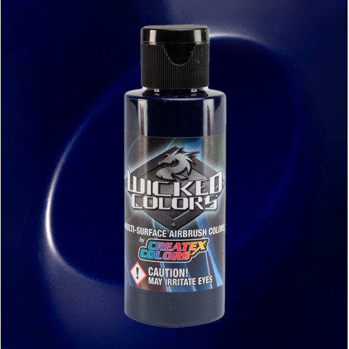 Краска для аэрографии Wicked Detail Полупрозрачный синий-фиолетовый (Blue Violet), 60 мл W057-02