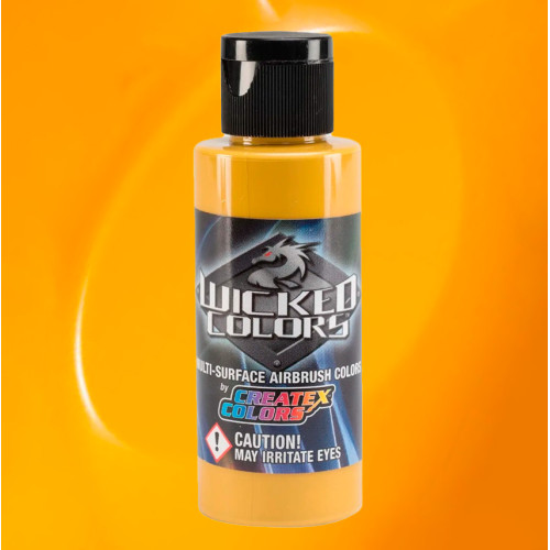 Краска для аэрографии Wicked Detail Полупрозрачная натуральная сиена (Raw Sienna), 60 мл W067-02
