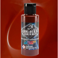 Краска для аэрографии Wicked Detail Полупрозрачная жженая сиенна (Burnt Sienna), 60 мл W074-02