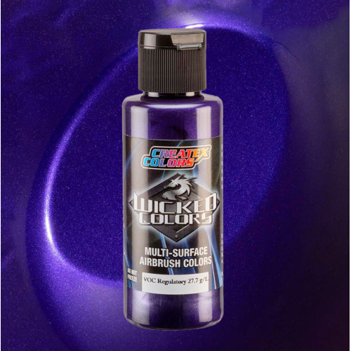 Краска для аэрографии Wicked Перламутровый фиолетовый Pearl Purple, 60 мл W311-02