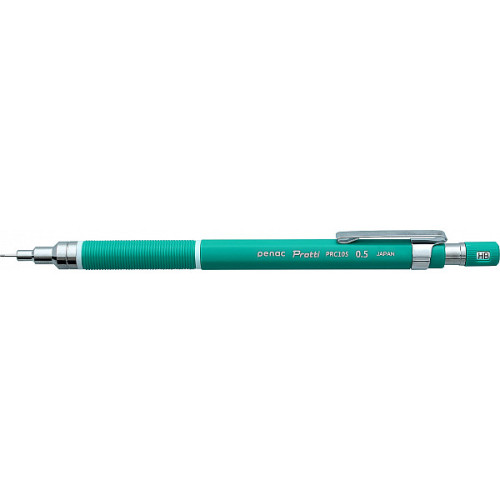 Олівець механічний Penac Protti PRC 105 із міцним стрижнем 0,5 мм, зелений