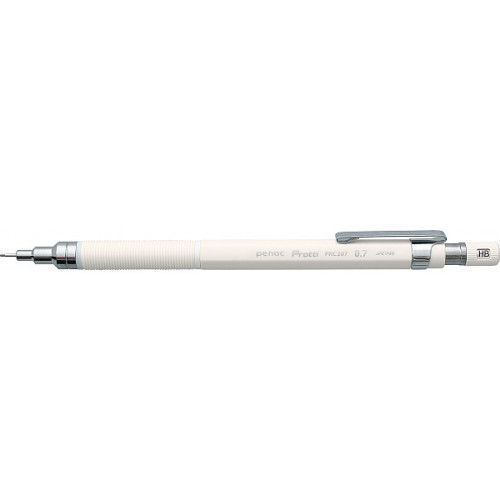 Олівець механічний Penac Protti PRC 107 із міцним стрижнем 0,7 мм, білий