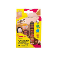 Пластилін відтінків шкіри JOVI MULTICULTURAL 6 шт. по 15 г