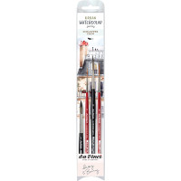 Набор кистей DaVinci Urban Watercolor Journey Rigger Crew by May Berry для акварели и гуаши 4шт.