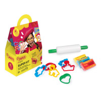 Пластилин JOVI SUPER KIT 3 шт. по 50 г + аксессуары