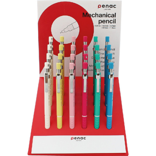 Набір олівців Penac Protti PRC 105 з міцним стрижнем 0,5 мм по 4 кожного кольору, 24 шт.