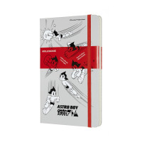 Записник Moleskine Astro Boy середній / Лінійка Світло-сірий LEABQP060G26