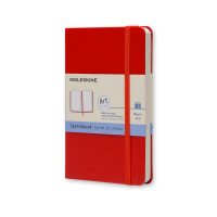 Записник Moleskine Art кишеньковий / Для нарисів Червоний ARTQP014F2