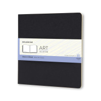 Блокнот Moleskine Art Cahier квадратный / Для очерков Черный (9788867323388)