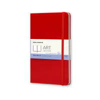 Записник Moleskine Art середній / Для нарисів Червоний ARTQP063F2