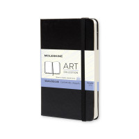 Записник Moleskine Art кишеньковий / Для нарисів Чорний ARTQP014