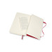 Записник Moleskine Classic Expanded середній / Нелінований Червоний М'який QP618EXPF2