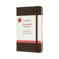 Записная книжка Moleskine Вояжер медиум / Кофейный коричневый (8058647620381)