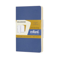 Записные книжки Moleskine Volant (2 шт) карманные / Нелинированные Незабудка, Янтарь (8058647620589)