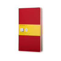 Записник Moleskine Cahier середній / Клітина Бордо CH117