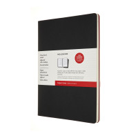 Записная книжка Moleskine Cahier (2 шт) Subject А4 / Черный, Бордо (8053853602527)