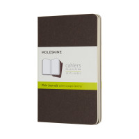 Записник Moleskine Cahier кишеньковий / Нелінований Коричневий CH013P2