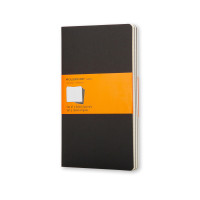 Записник Moleskine Cahier середній / Лінійка Чорний QP316