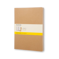 Записник Moleskine Cahier XXL / Клітинка Бежевий QP432