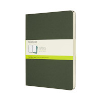 Записник Moleskine Cahier великий / Нелінований Зелений CH023K15