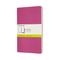 Записник Moleskine Cahier середній / Нелінований Кінетичний Рожевий CH018D17