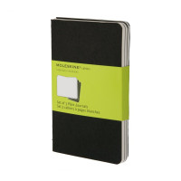 Блокнот Moleskine Cahier карманный / Нелинированный Черный (9788883704918)
