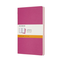 Записная книжка Moleskine Cahier средняя / Линейка Кинетический Розовый (8058647629650)