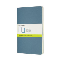 Блокнот Moleskine Cahier средний / Нелинированный Резвый Голубой (8058647629629)
