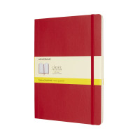 Записник Moleskine Classic великий / Клітинка Червоний М’який QP622F2