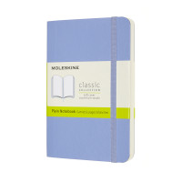 Блокнот Moleskine Classic карманный / Нелинированный Голубая гортензия Мягкий (8056420850925)