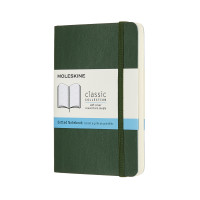 Блокнот Moleskine Classic карманный / Точка Миртовый Зеленый Мягкий (8058647629179)